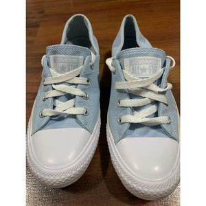 Baby Blue Converse All Star Low Top Sneakers